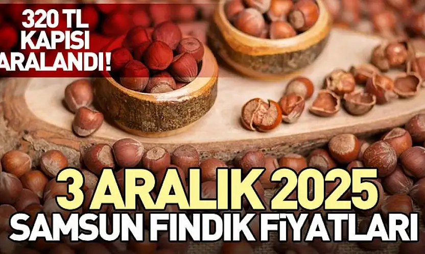 3 Aralık 2025 Samsun Fındık Fiyatları
