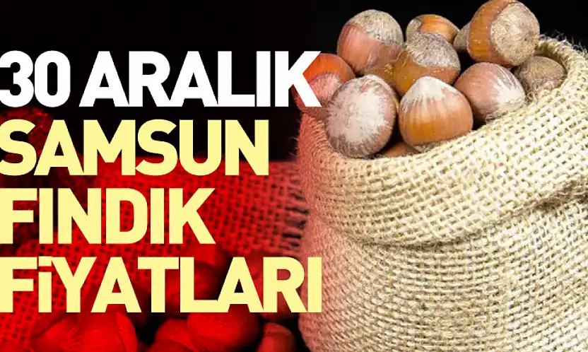 30 Aralık 2025 Samsun Fındık Fiyatları