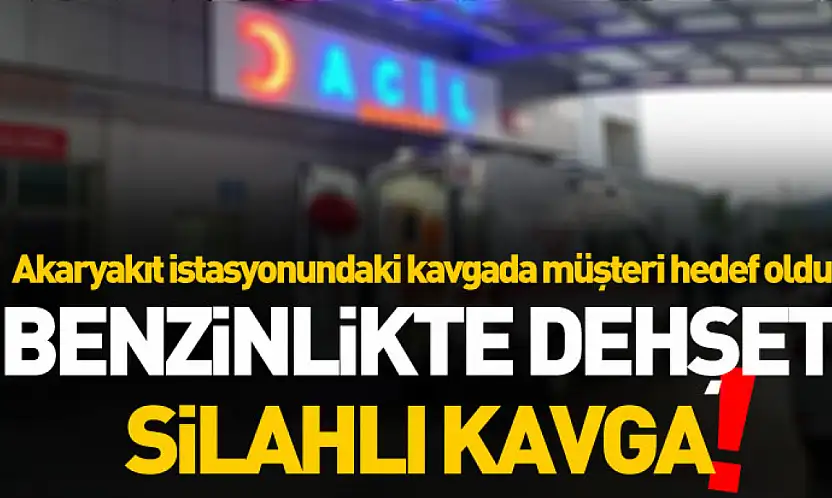 Akaryakıt İstasyonunda Silahlı Kavga: 1 Yaralı