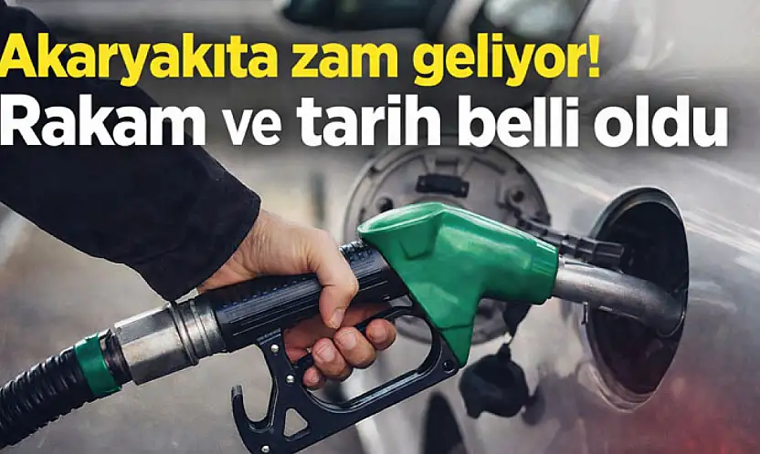 Akaryakıta zam geliyor!