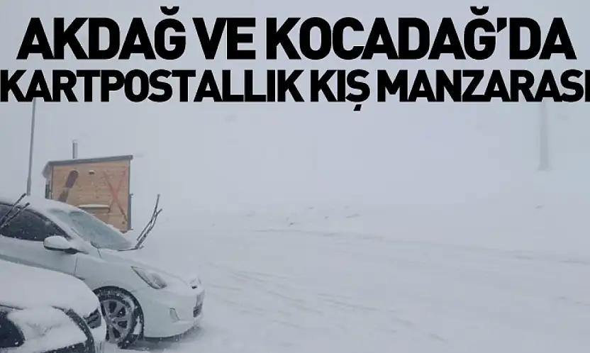 Akdağ ve Kocadağ'da Kartpostallık Kış Manzarası
