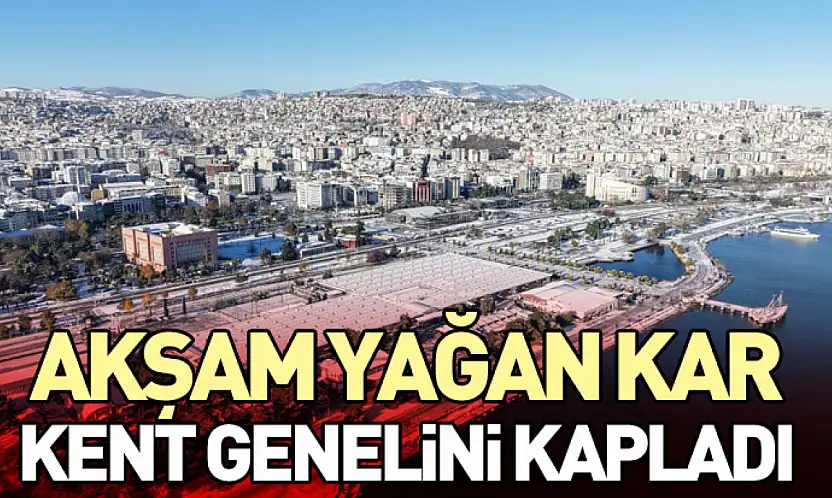 Akşam Yağan Kar Kent Genelini Kapladı