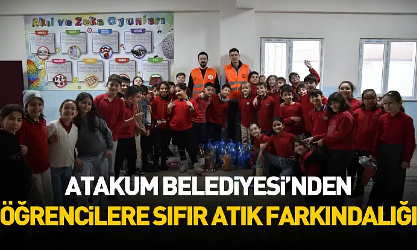 Atakum Belediyesi'nden öğrencilere sıfır atık farkındalığı