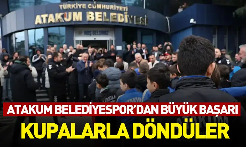 Atakum Belediyespor'dan büyük başarı : kupalarla döndüler