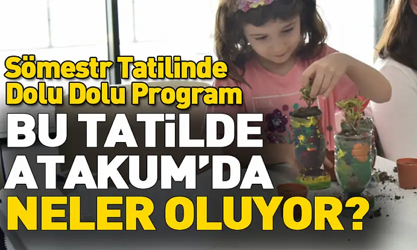 Atakum'da Tatil Çocuklar İçin Renklendi