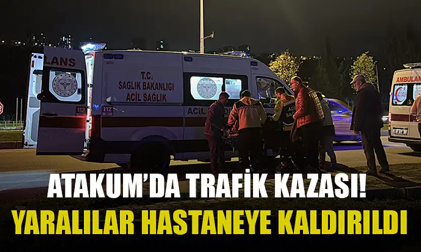 Atakum'da Trafik Kazası! Yaralılar Hastaneye Kaldırıldı