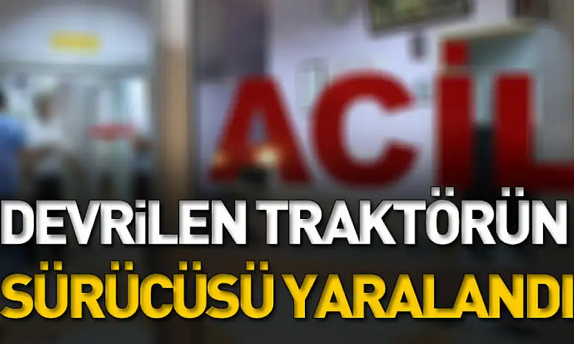 Çarşamba'da Traktör Devrildi: Sürücü Yaralandı