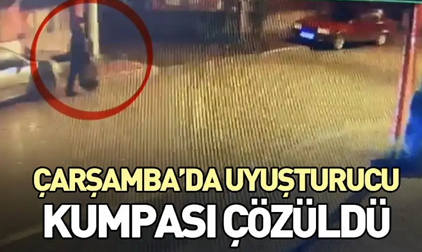 Çarşamba'da Uyuşturucu Kumpası Çözüldü