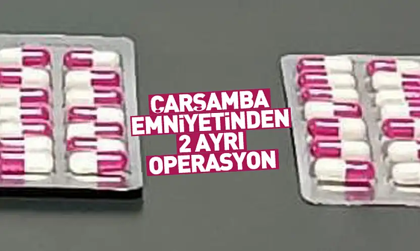 Çarşamba Emniyetinden 2 Ayrı Operasyon
