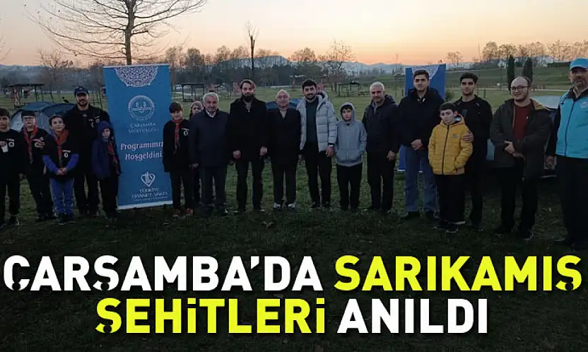 Çarşamba Müftülüğünden Sarıkamış Şehitlerini anma etkinliği