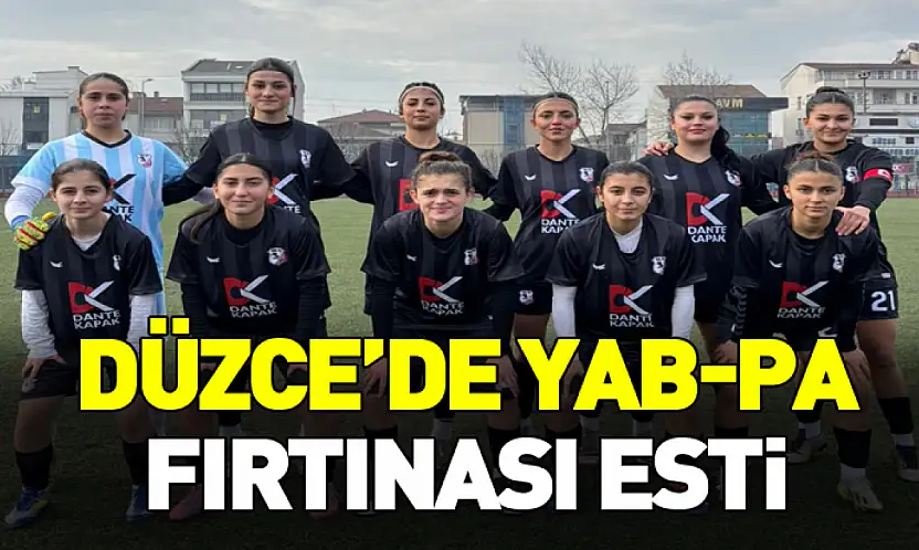 Düzce'de Yab-pa Fırtınası Esti