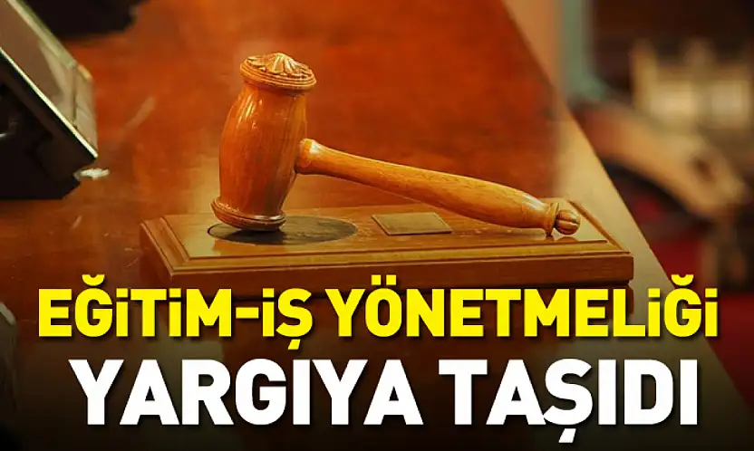 Eğitim-İş yönetmeliği yargıya taşıdı