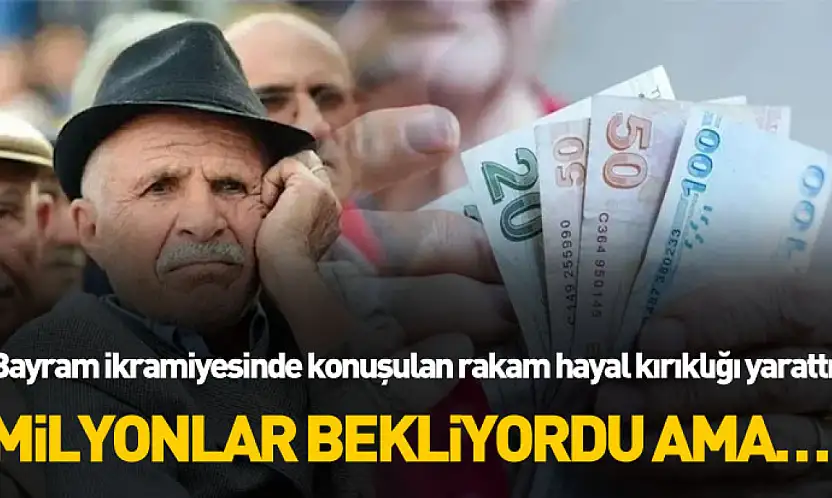 Emeklilerin gözü bayram ikramiyesinde