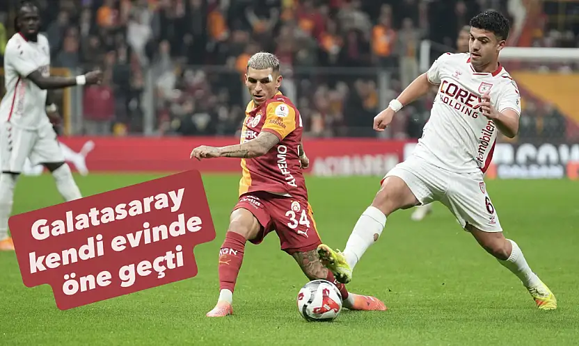 Galatasaray kendi evinde öne geçti