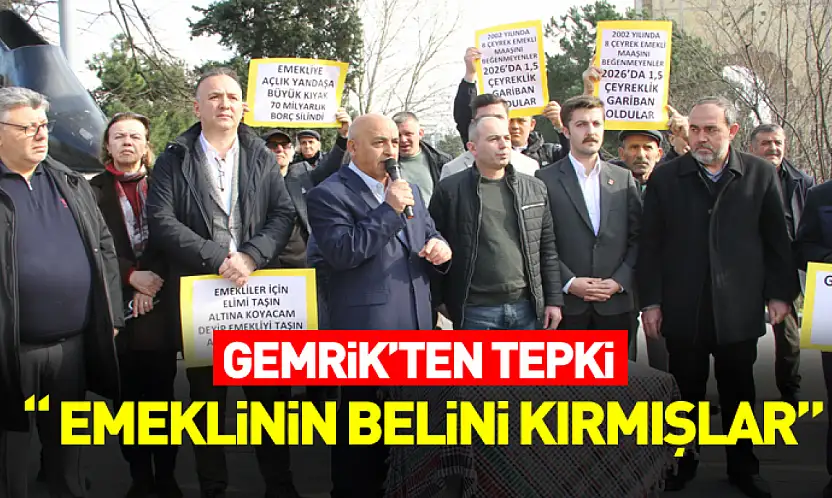 Gemrik 'Emeklinin Belini Kırdılar'