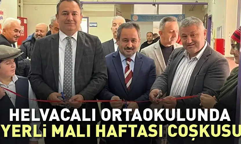 Helvacalı Ortaokulunda Yerli Malı Haftası Coşkusu