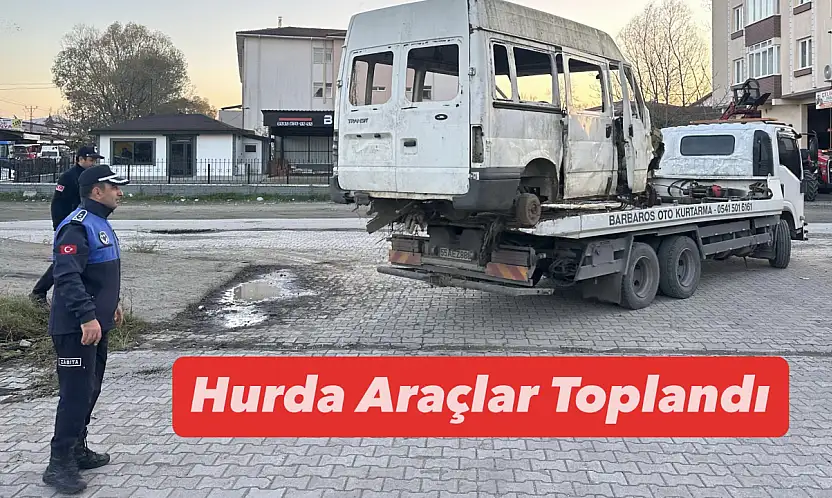 Hurda Araçlar Toplandı