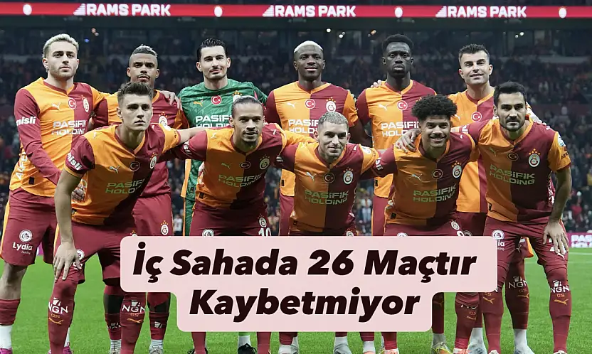 İç Sahada 26 Maçtır Kaybetmiyor