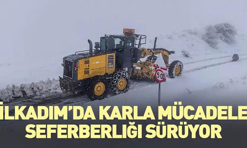 İlkadım'da Karla Mücadele Seferberliği Sürüyor