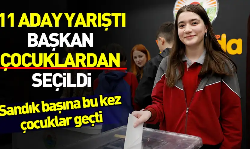 İlkadım'da seçimle oluşturulan Çocuk Meclisi genel kurulu yapıldı