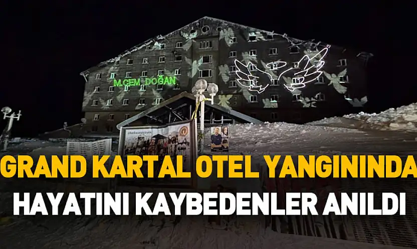 Kartalkaya'daki Grand Kartal Otel Yangınında Hayatını Kaybedenler Anıldı
