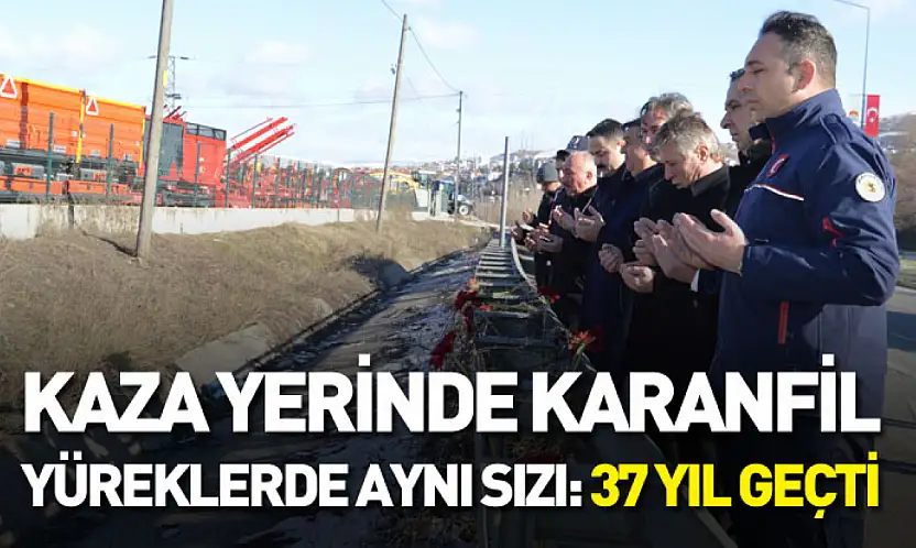 Kaza yerinde karanfil, yüreklerde aynı sızı: 37 yıl geçti