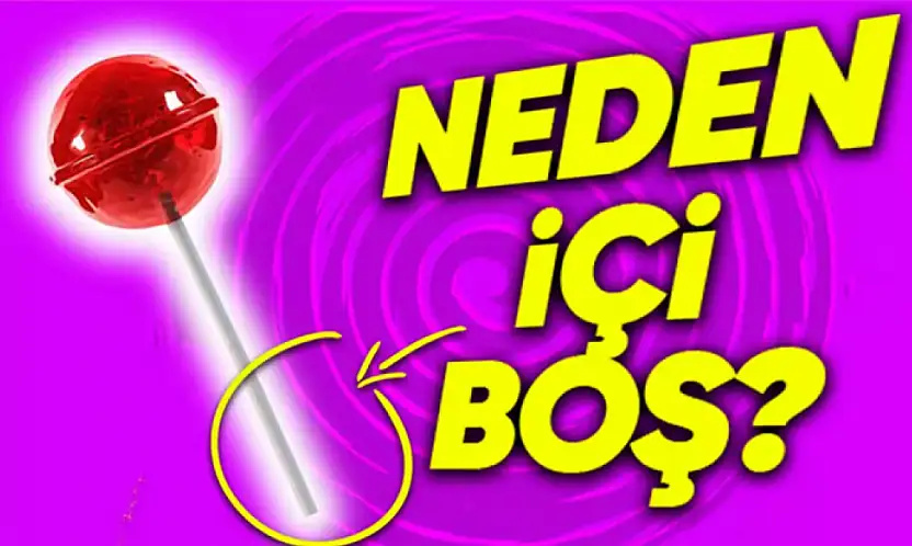 Lolipop çubuklarındaki deliklerin sırrı ortaya çıktı