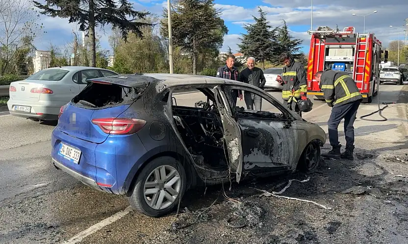 Musaba'nın Aracı Alev Aldı