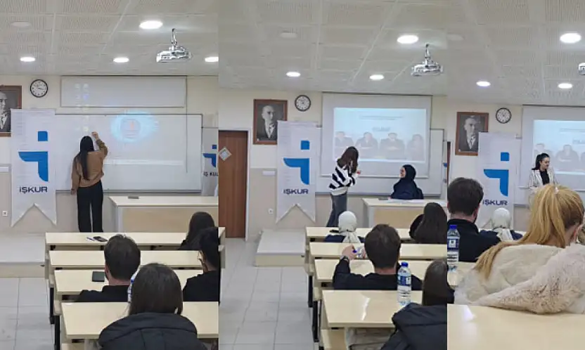 OMÜ Eğitim Fakültesi öğrencilerine İŞKUR'dan İş Kulübü eğitimi