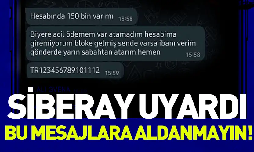 Polisten uyarı: 'Acil para lazım' mesajlarına aldanmayın
