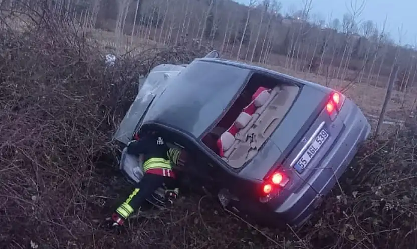 Salıpazarı'nda kaza! 3 yaralı