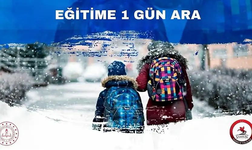 Samsun'da Eğitime kar engeli