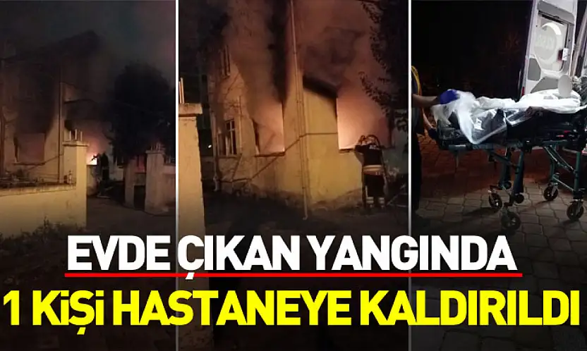 Samsun'da ev yangını meydana geldi