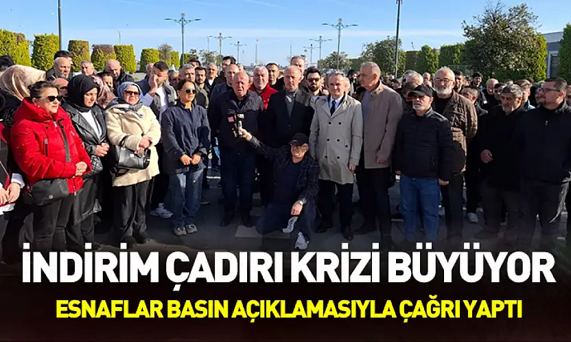 Samsun'da indirim çadırı krizi büyüyor
