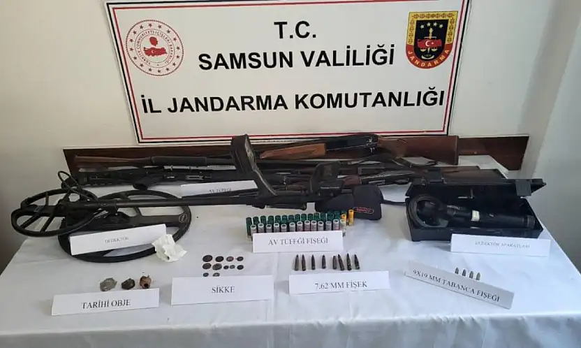 Samsun'da Tarihi Eser Kaçakçılığı Operasyonu: 4 Gözaltı