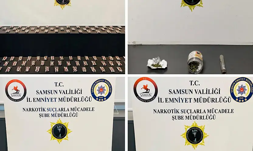 Samsun'da uyuşturucu operasyonu: 5 zanlı yakalandı