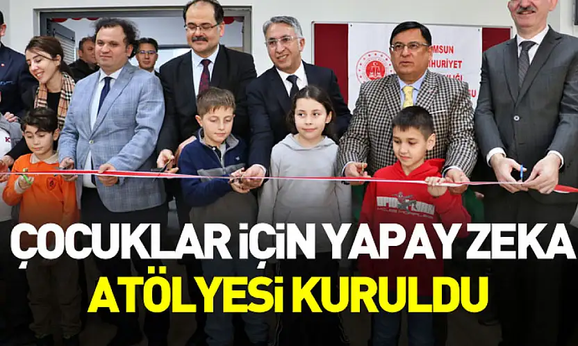 Samsun'da uzlaşmayla çocuklara yapay zeka atölyesi