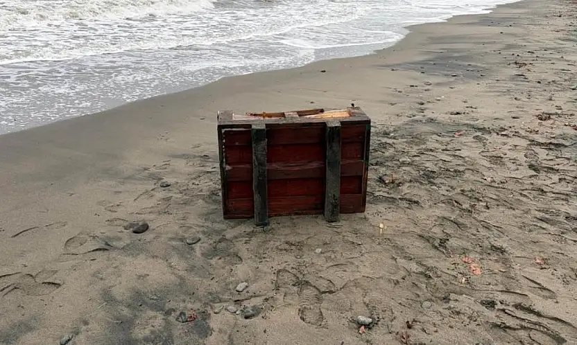 Samsun Sahilinde Gizemli Sandık