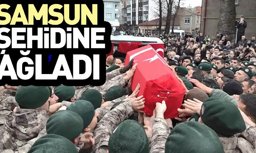 Samsun Şehidine Ağladı