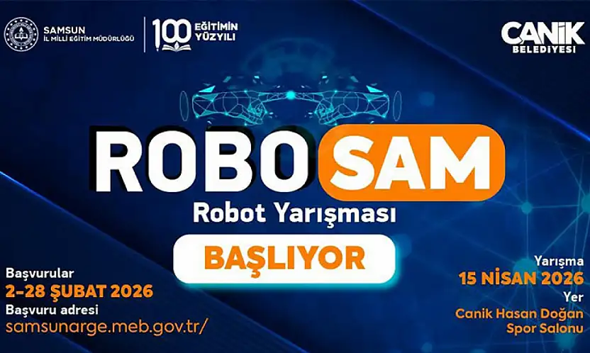 Samsun'un Genç Zekaları 'Yeşil Vatan' İçin Robot Yarıştıracak: ROBOSAM Geri Sayımı Başladı!