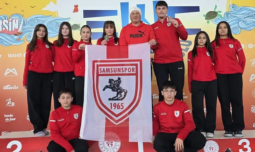 Samsunspor Bocce Takımı Mersin'den derecelerle döndü