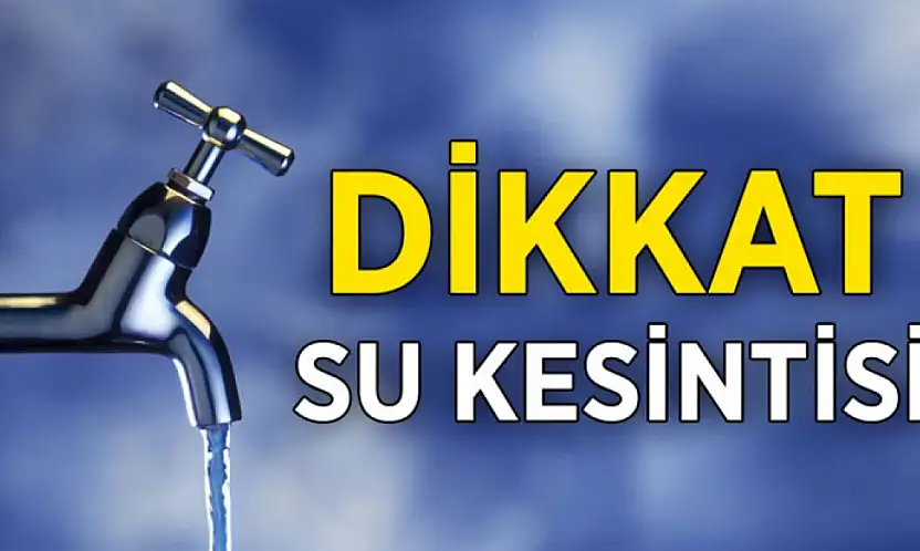 SASKİ'den Su Kesintisi Uyarısı: 4 İlçede Planlı ve Arıza Kaynaklı Kesintiler