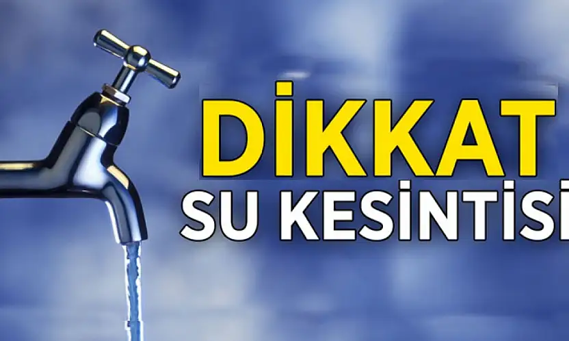 SASKİ'den Su Kesintisi Uyarısı: 4 İlçede Planlı ve Arıza Kaynaklı Kesintiler
