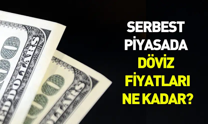 Serbest piyasada döviz fiyatları