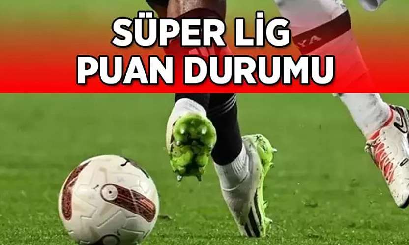 Süper Lig'de 16. hafta tamamlandı