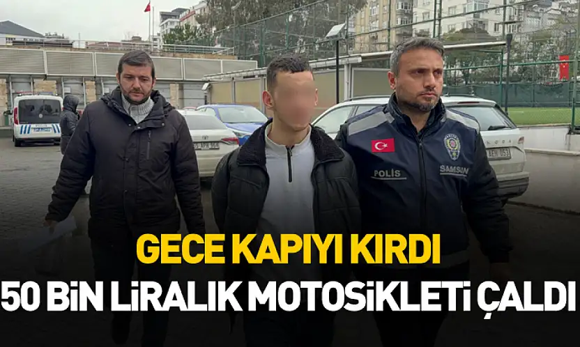 Tamirciden 50 bin liralık motosiklet çaldı