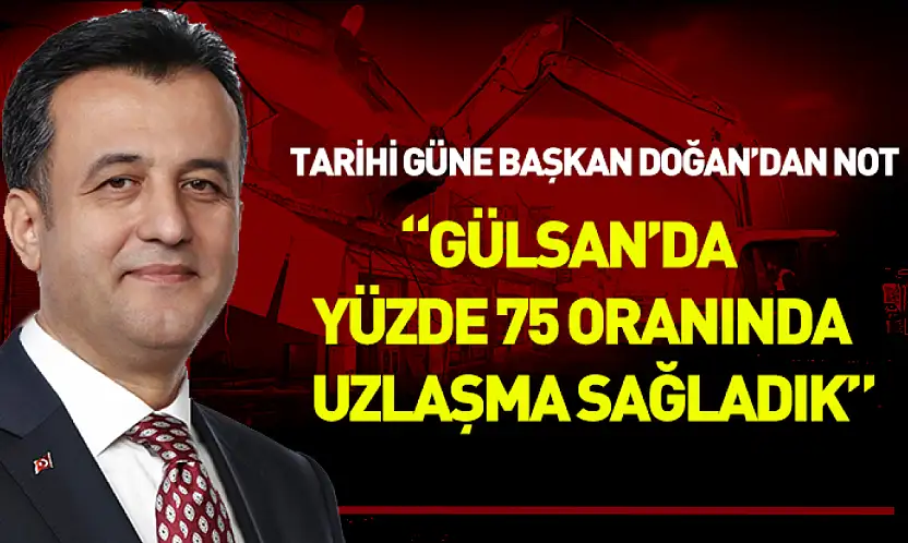 Tarihi güne Başkan Doğan'dan not