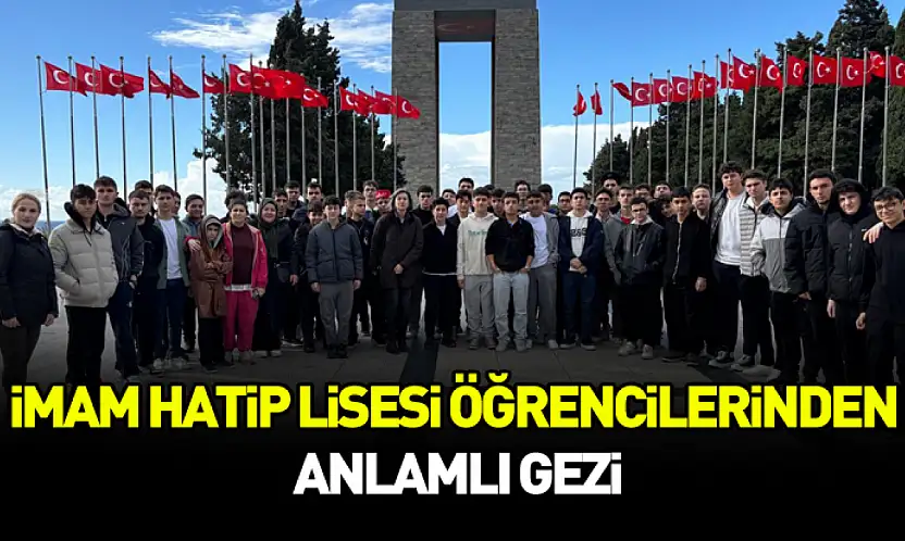 Tekkeköy Anadolu İmam Hatip Lisesi öğrencilerinden anlamlı gezi