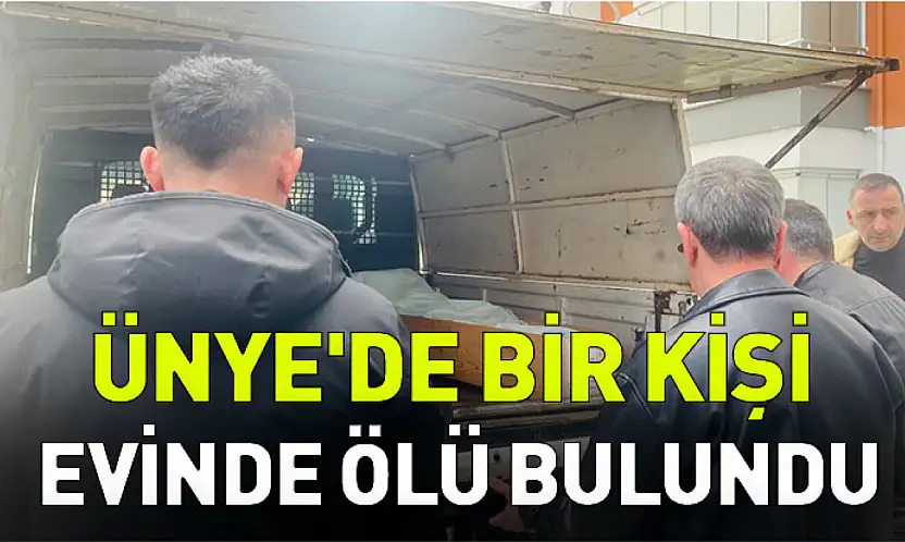 Ünye'de Bir Kişi Evinde Ölü Bulundu