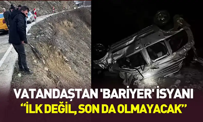 Vatandaştan 'bariyer' isyanı